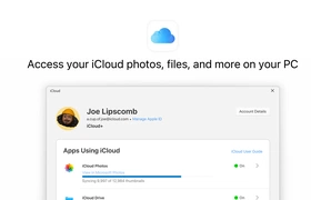 Hero image van iCloud voor Windows