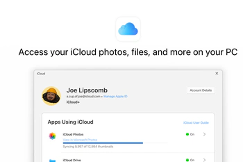 Hero image van iCloud voor Windows