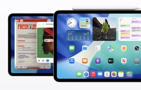 Screenshot van iPads met daarop iPadOS 26