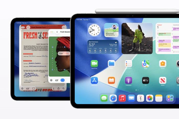 Screenshot van iPads met daarop iPadOS 26