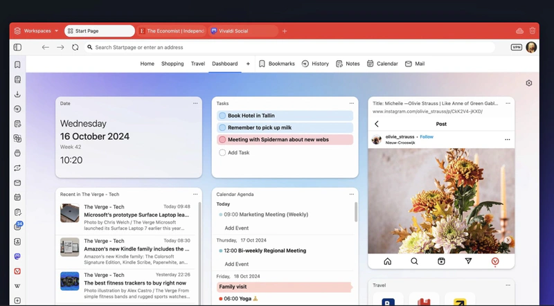 Hero image van Vivaldi 7.6