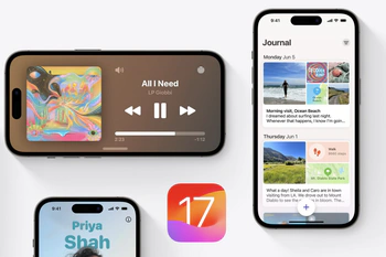 iOS 17 op verschillende iPhones