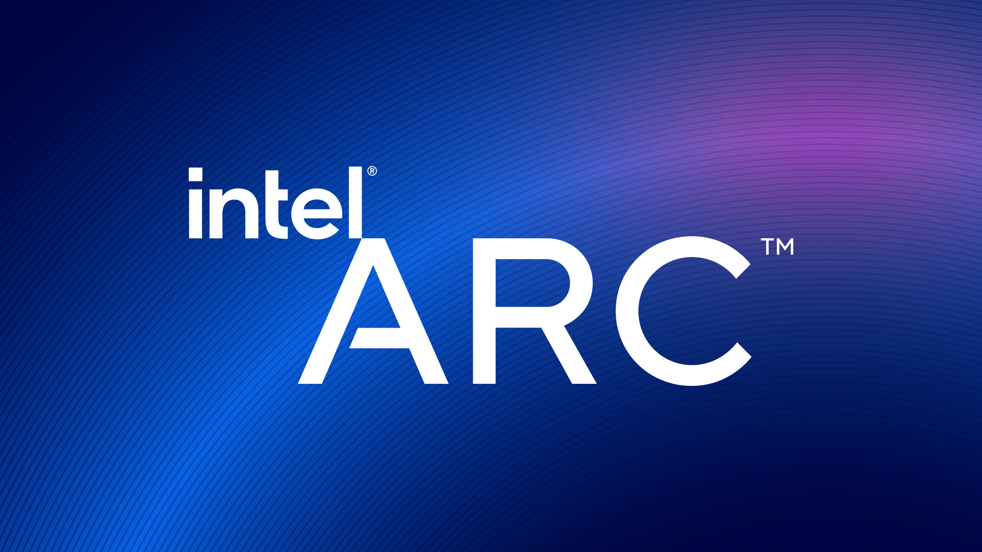 Logo van Intel Arc