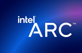 Logo van Intel Arc