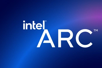 Logo van Intel Arc