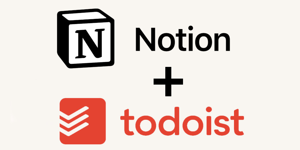 Notion en Todoist logo's