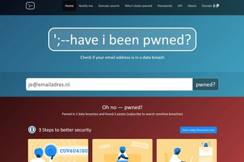 haveibeenpwned screenshot