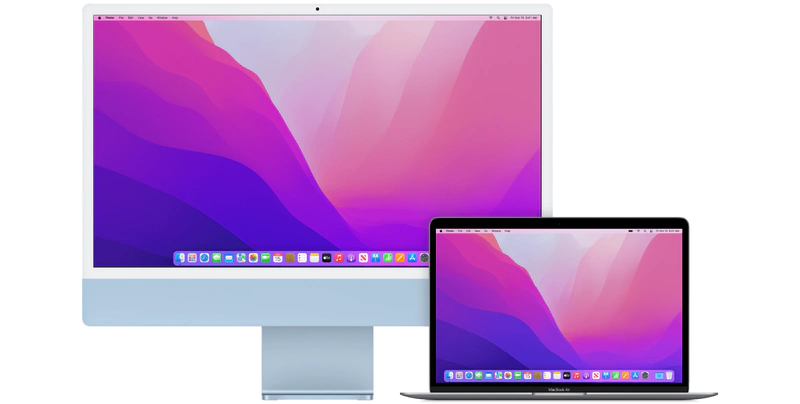 macOS Monterey op iMac en MacBook