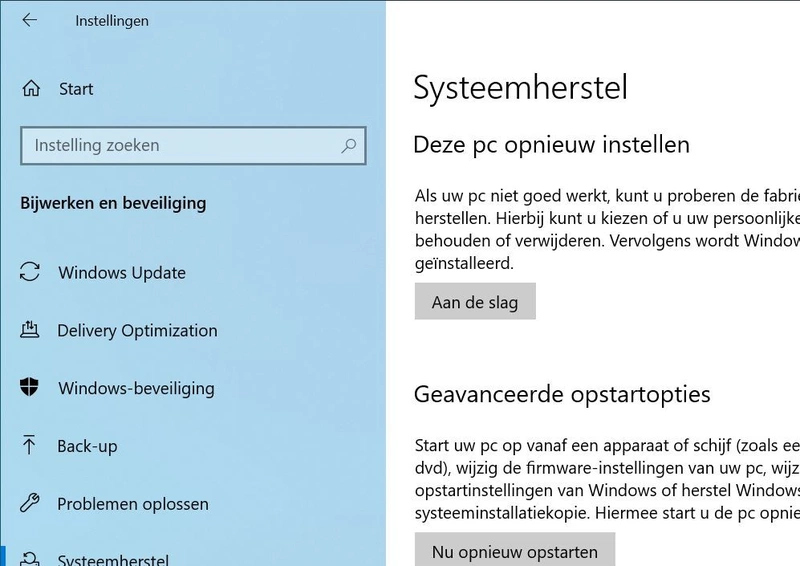Hero image van Zo kun je Windows 10 resetten