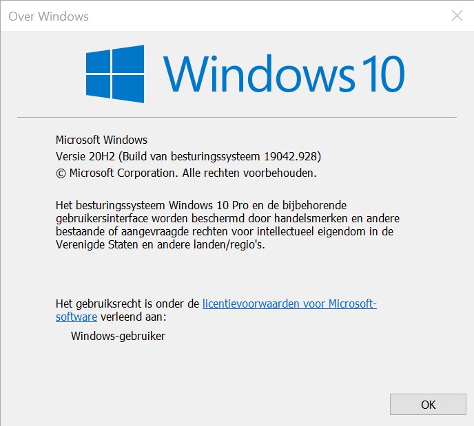 Screenshot Windows-versie