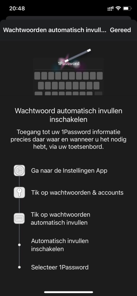 Screenshot automatisch invullen iOS