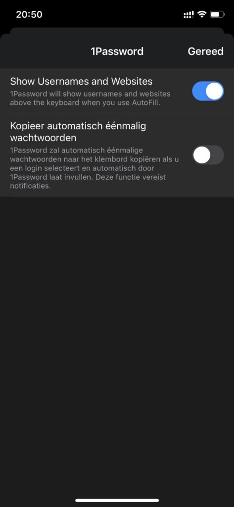 Screenshot automatisch invullen iOS