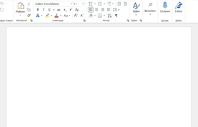Screenshot van Microsoft Office Word 365