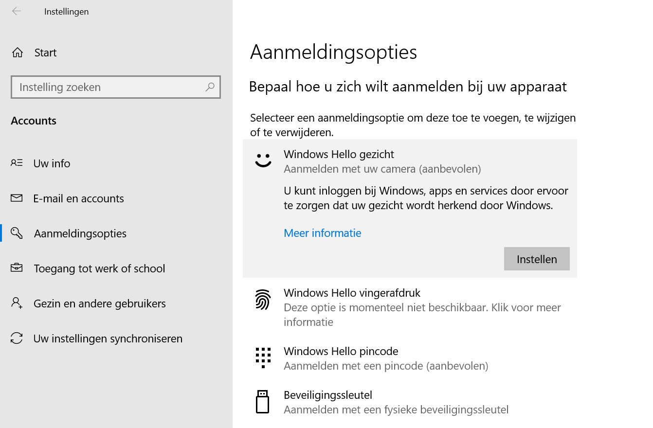 Windows 10 Inloggen zonder wachtwoord