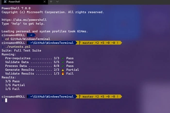 Screenshot van Windows Terminal