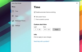 Auto Dark Mode screenshot