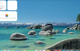Screenshot van het bureaublad van macOS
