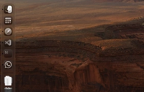 Screenshot van de dock in macOS Tahoe