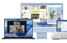 Foto van MacBook, Mac mini, Mac Studio en iMac