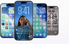 Foto van iPhones met iOS 26 erop