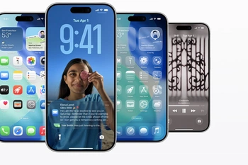 Foto van iPhones met iOS 26 erop
