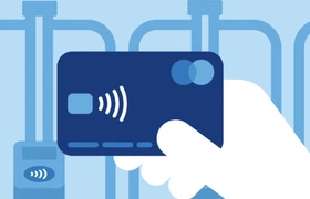 Illustratie over reizen met je betaalpas