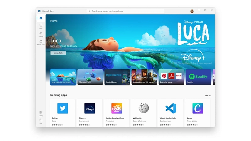 Hero image van Microsoft Store van Windows 11 nu ook beschikbaar voor Windows 10