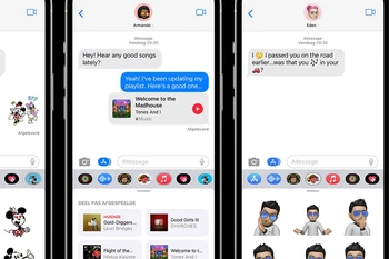iPhones met daarop iMessage