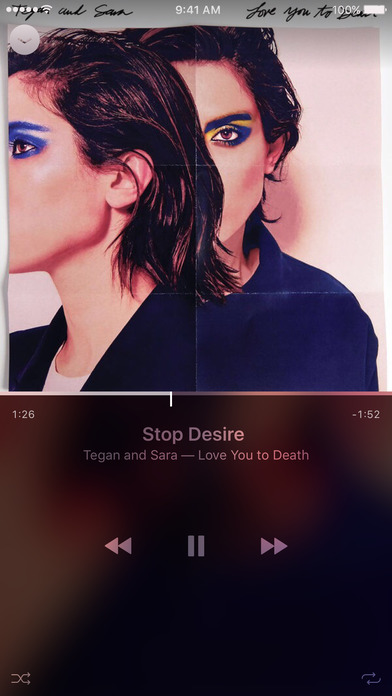 Screenshot van de Apple TV Remote-app