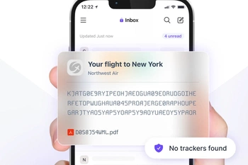 Proton Mail op een smartphone