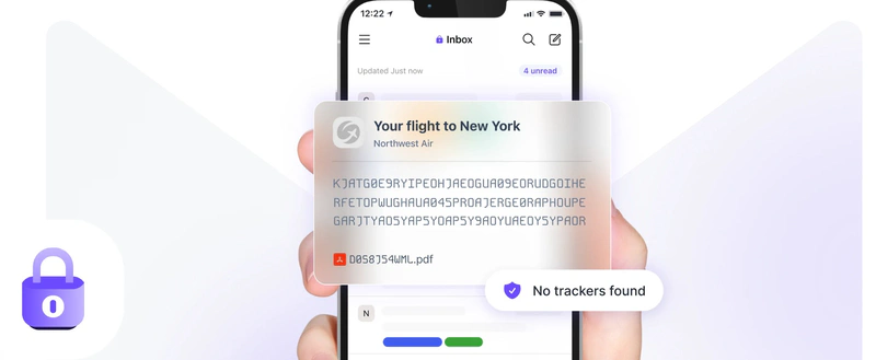 Proton Mail op een smartphone