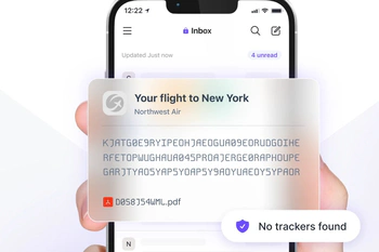 Proton Mail op een smartphone