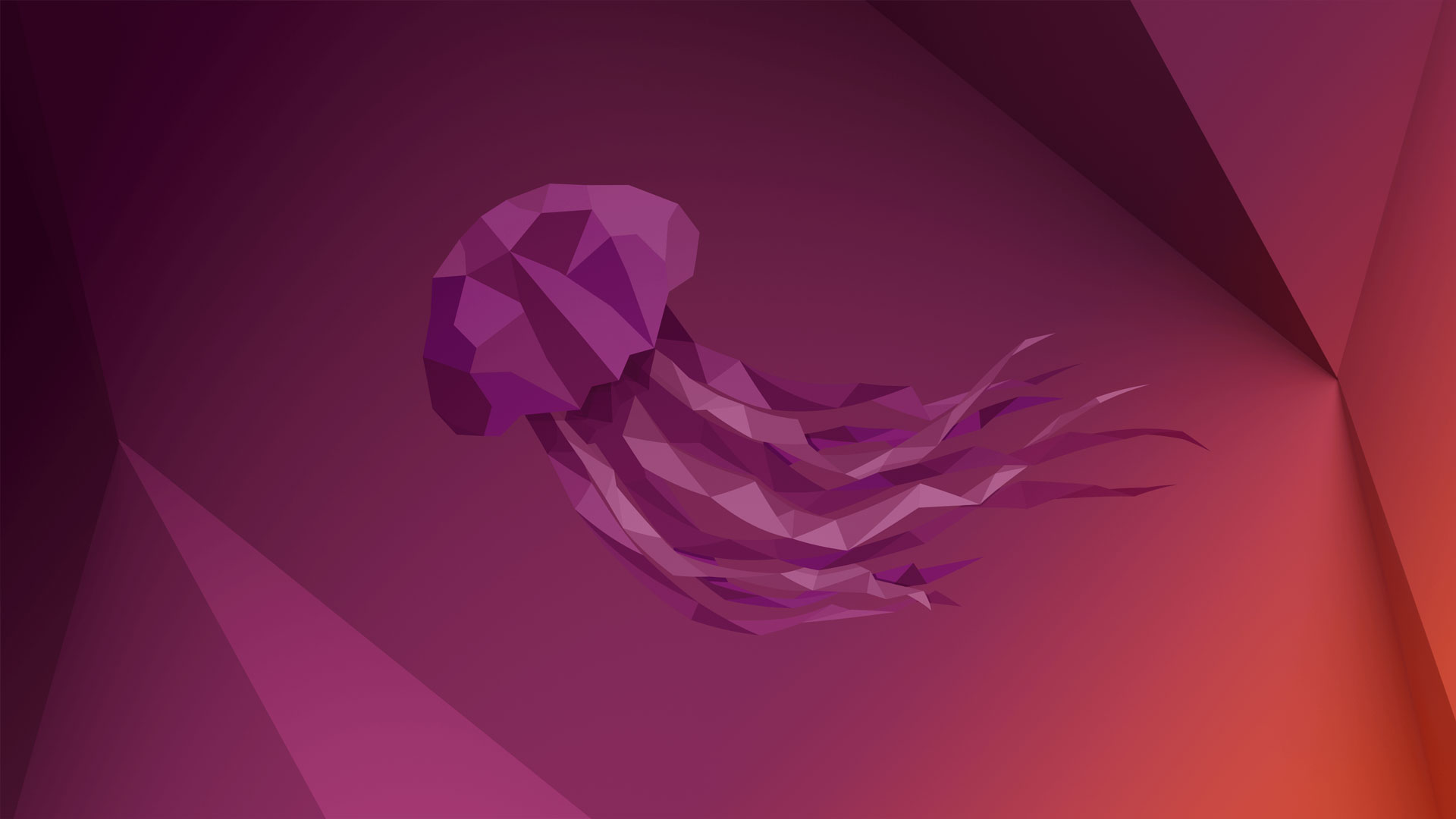 Standaardwallpaper van Ubuntu 22.04: Jammy Jellyfish