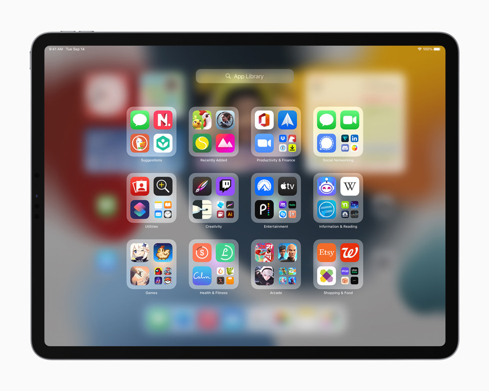 iPad met iPadOS 15