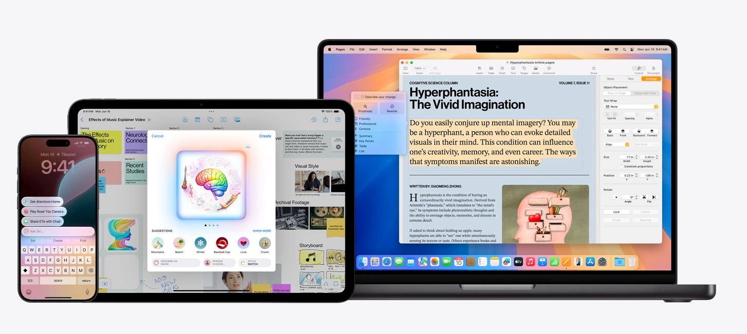 Apple Intelligence op iPhone, iPad en Mac