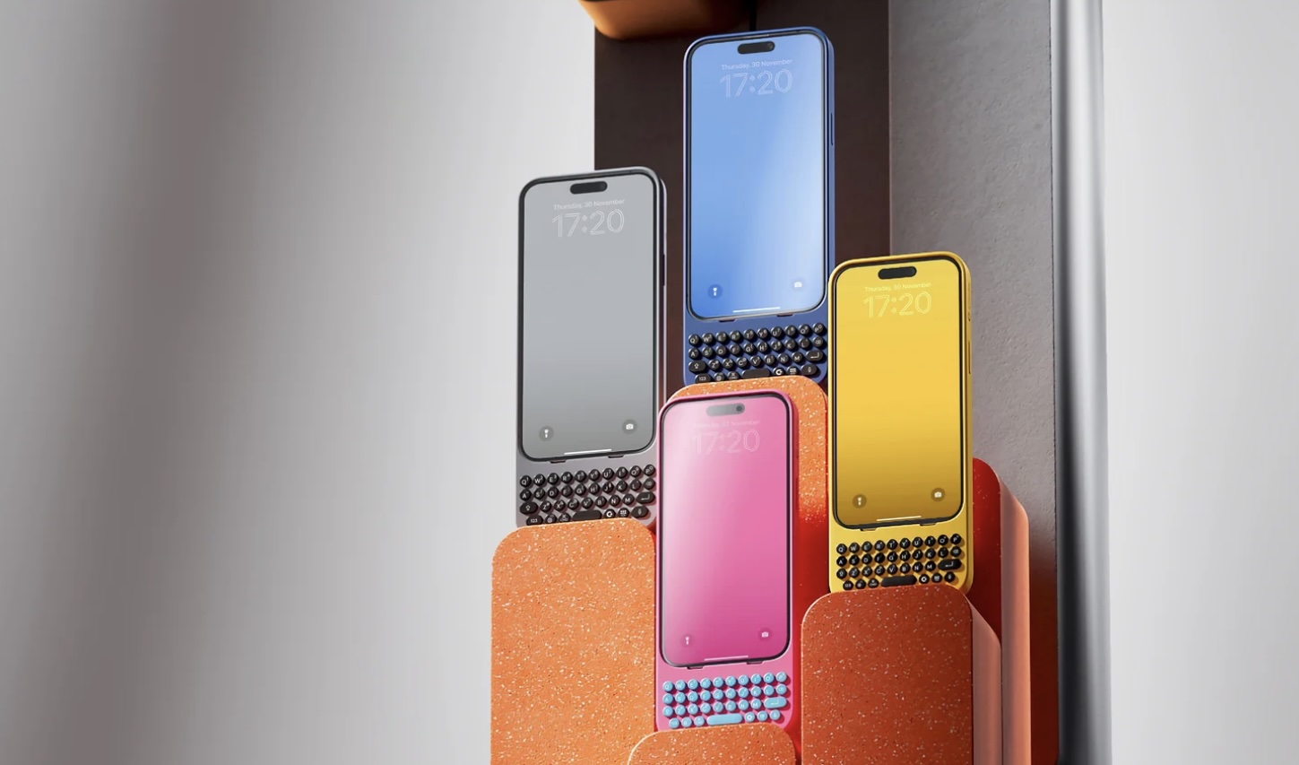 iPhones met Clicks-toetsenbord