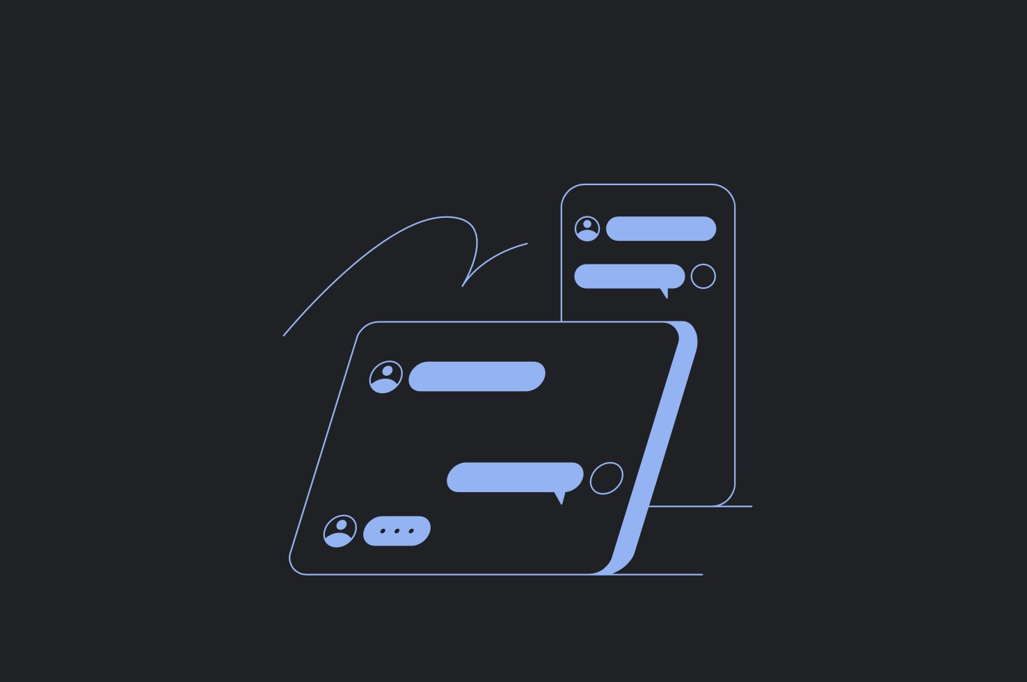 Logo van Google Messages web