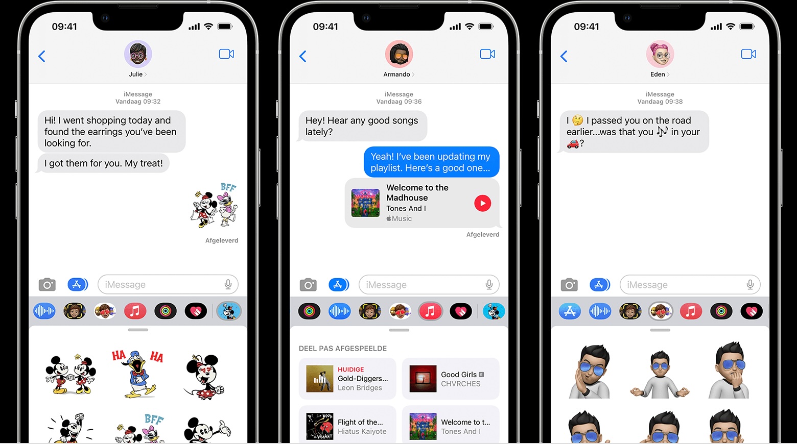 Foto van iMessage op iPhones
